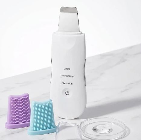 Espátula Facial Ultrasónica Ionizante – Limpieza Profunda Anti-Edad